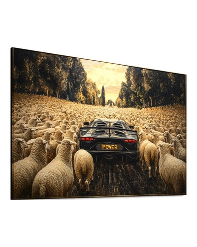 Quadro tela auto colorato - su,