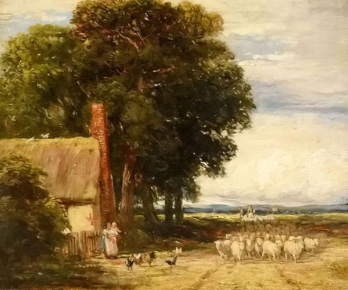 Dipinto olio david cox - ,