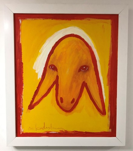 Menashe kadishman pecora - kadishman, "pecora"