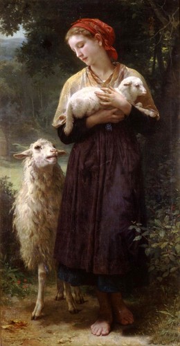 Dipinto olio arte bouguereau - arte,
