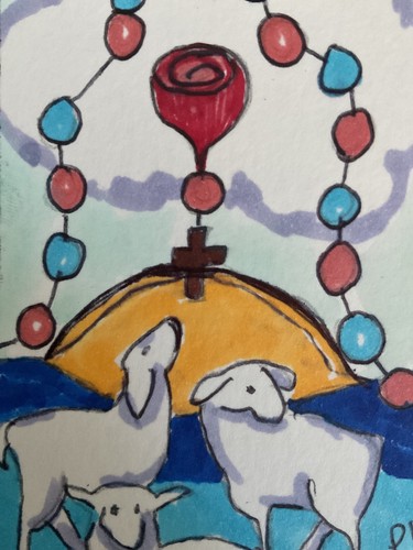 Aceo acquerello arte - aceo, di