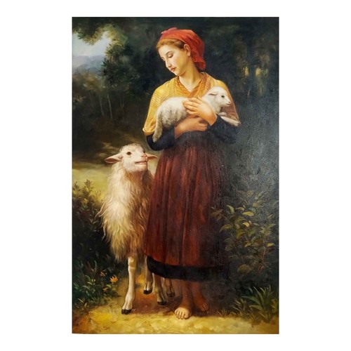 Dipinto mano olio tela - mano, su